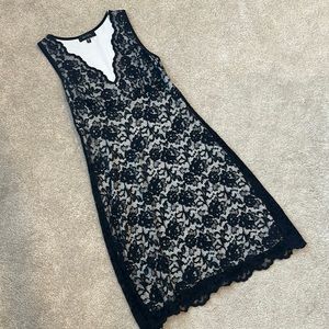 Karen Kane black lace dress- womens medium